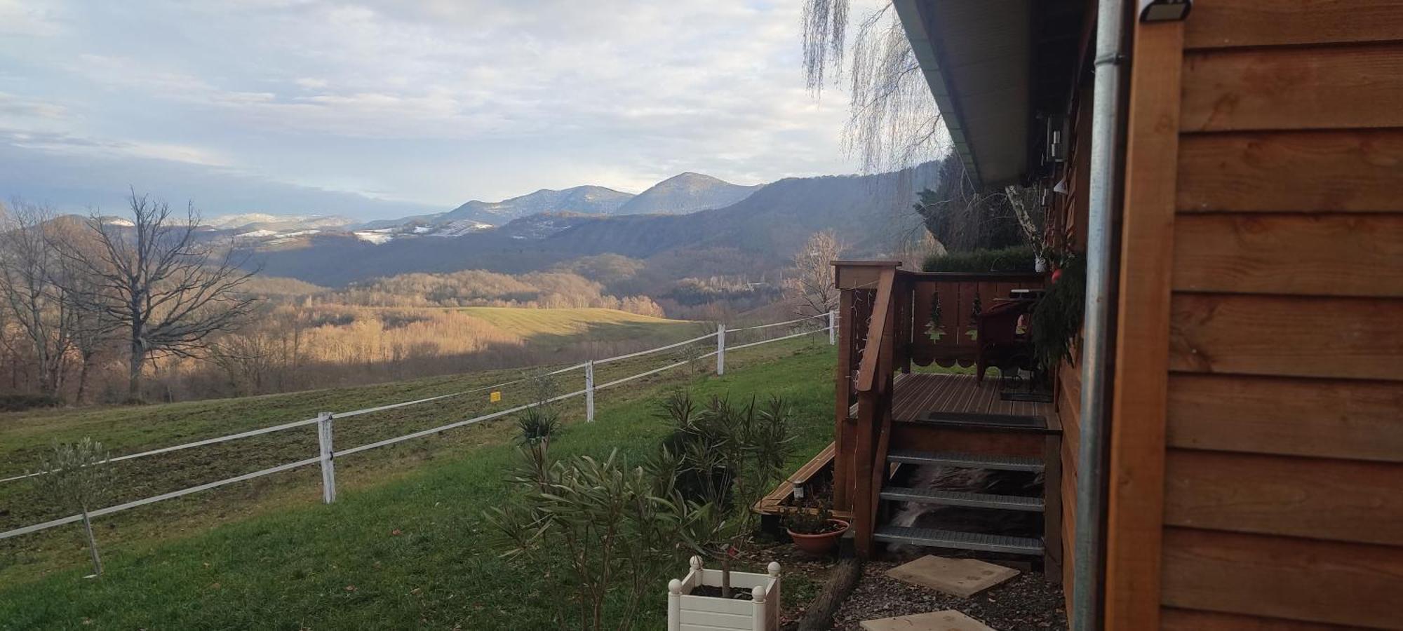 Domaine Le Lanis "Cabane De Pauline" Saint-Girons  Esterno foto